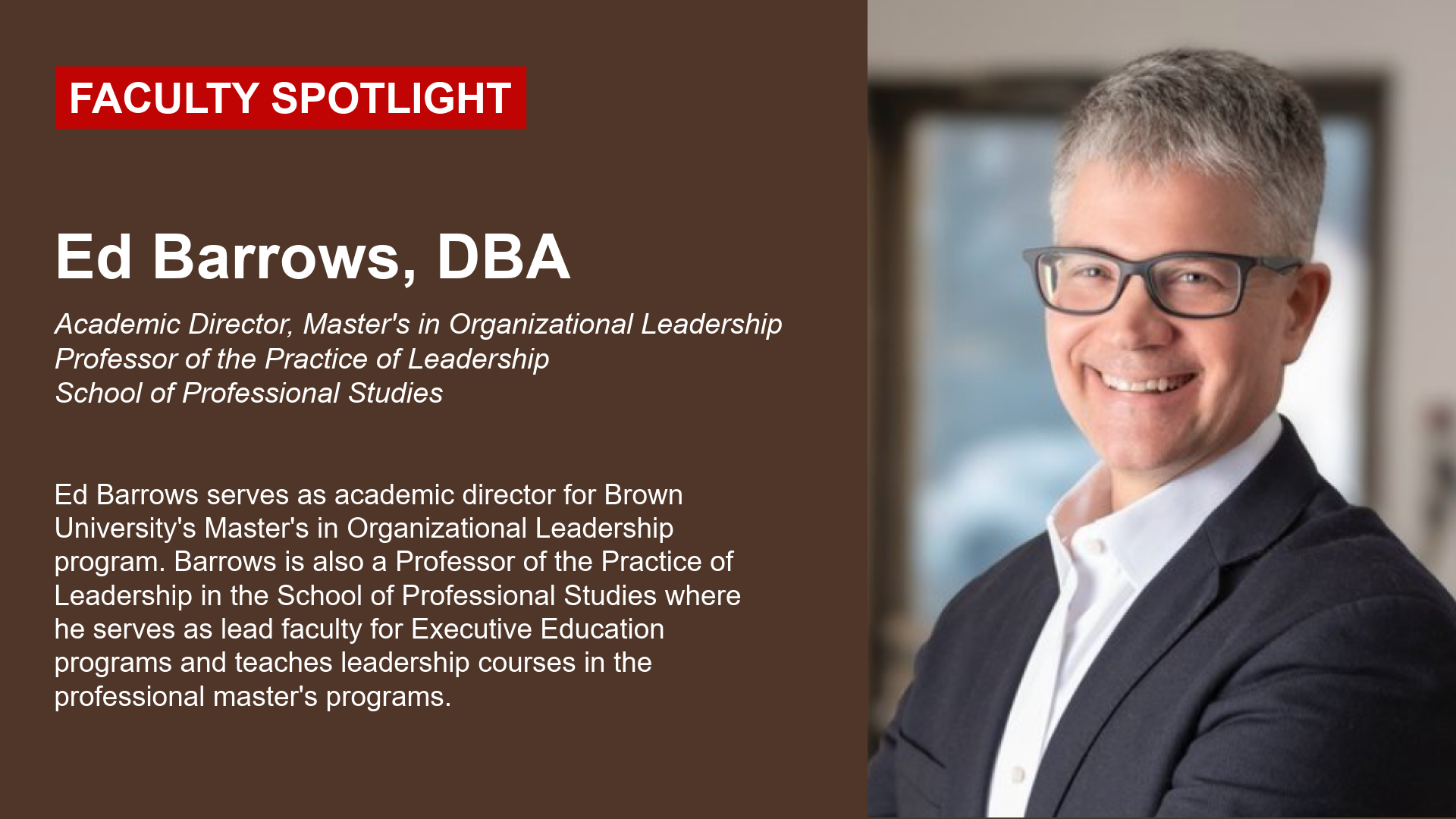 profile of ed barrows